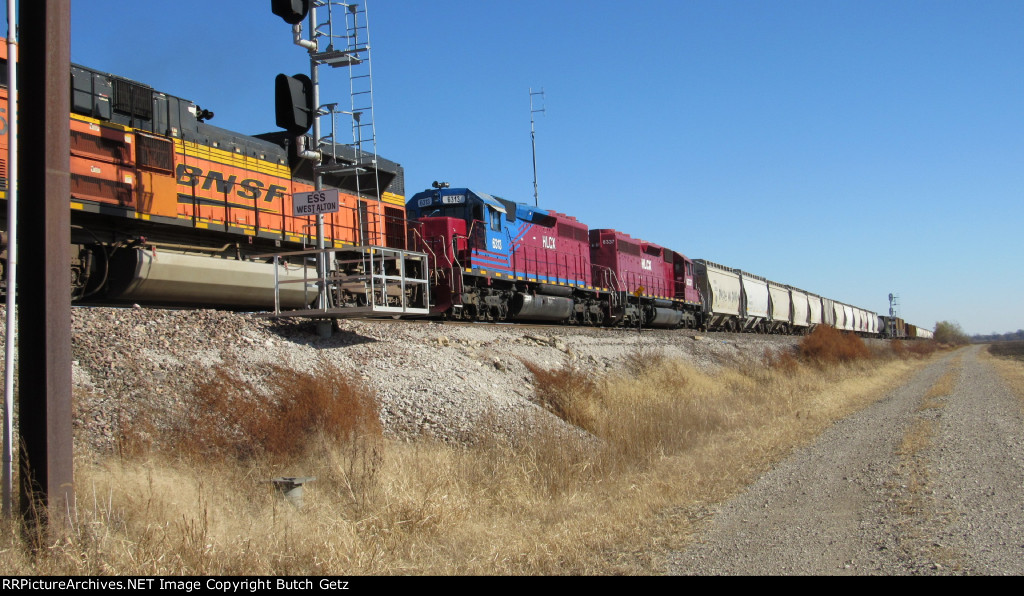 HLCX on the mixed freight...